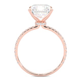 Ludovic Concealed Crown Ring Radiant Cut ( Rose Gold 14k )