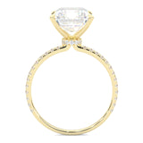 Ludovic Concealed Crown Ring Radiant Cut (Yellow Gold 14k )