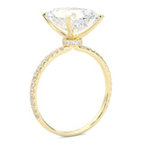 Ludovic Concealed Crown Ring Radiant Cut (Yellow Gold 14k )