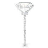 Ludovic Concealed Crown Radiant Cut Lab-Grown Diamond Ring (14k Solid Gold)
