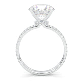 Dual Band - Hidden Halo Lab-Grown Diamond Ring (14k Solid Gold)