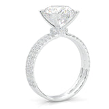 Dual Band - Hidden Halo Lab-Grown Diamond Ring (14k Solid Gold)