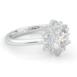 The Starburst Stream Solitaire Engagement Ring (14k Solid Gold)