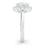 The Starburst Stream Solitaire Engagement Ring (14k Solid Gold)