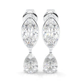 Marquise & Pear Drop Earrings