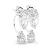 Marquise & Pear Drop Earrings