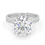 Hidden Halo Wedding Set