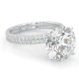 Hidden Halo Wedding Set