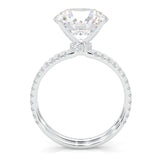 Hidden Halo Wedding Set