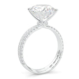 Hidden Halo Wedding Set