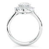 The Starburst Stream Solitaire Engagement Ring (14k Solid Gold)