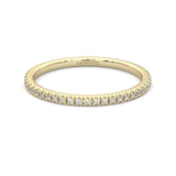 The Crystals Moissanite Wedding Set ( Yellow Gold )