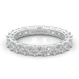 The Scented Belle Moissanite Eternity Ring