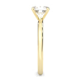 The Simple Love Moissanite Wedding Set ( Yellow Gold )
