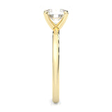 The Classic Moissanite Wedding Set ( Yellow Gold )