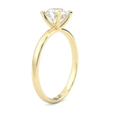 The Classic Moissanite Wedding Set ( Yellow Gold )