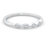 The Antique Halo Moissanite Wedding Band