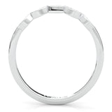 The Antique Halo Moissanite Wedding Band
