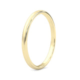 The Classic Moissanite Wedding Set ( Yellow Gold )