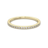 Ludovic Concealed Crown Wedding Band ( Yellow Gold )