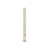 Ludovic Concealed Crown Wedding Band ( Yellow Gold )