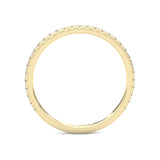 Ludovic Concealed Crown Wedding Band ( Yellow Gold )