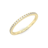 Ludovic Concealed Crown Wedding Band ( Yellow Gold )