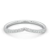 The Curved Swan Moissanite Wedding Set