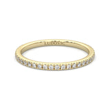 The Luminous II Moissanite Wedding Set ( Yellow Gold )