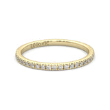 The Luminous II Moissanite Wedding Set ( Yellow Gold )