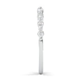 The Luminous Moissanite Wedding Band