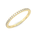 The Luminous II Moissanite Wedding Set ( Yellow Gold )
