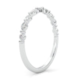 The Luminous Moissanite Wedding Band
