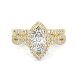Wedding Set 4 ( Yellow Gold )