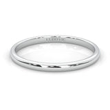 The Classic Moissanite Wedding Band