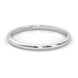 The Classic Moissanite Wedding Band