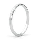 The Classic Moissanite Wedding Band