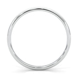 The Classic Moissanite Wedding Band