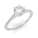 The Luminous II Moissanite Wedding Set