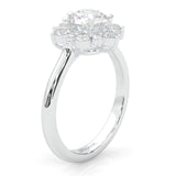 The Starburst Stream Solitaire Engagement Ring (14k Solid Gold)