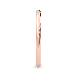 The Classic Moissanite Wedding Band ( Rose Gold )