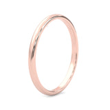 The Classic Moissanite Wedding Band ( Rose Gold )