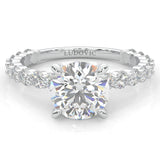 The Impossible Star Moissanite Engagement Ring (14k Solid Gold)