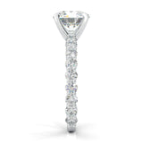 The Impossible Star Moissanite Engagement Ring (14k Solid Gold)