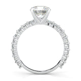 The Impossible Star Moissanite Engagement Ring (14k Solid Gold)