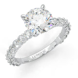 The Impossible Star Moissanite Engagement Ring (14k Solid Gold)