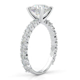 The Impossible Star Moissanite Engagement Ring (14k Solid Gold)