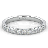 The Classic Moissanite Wedding Band II