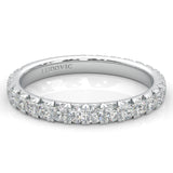 The Classic Moissanite Wedding Band II