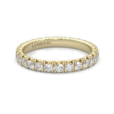 l'Amulette Exotique Moissanite Eternity Ring ( Yellow Gold )